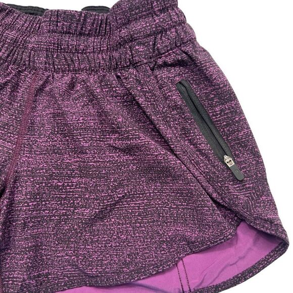 Lululemon Tracker Short V 4" Inseam Salt Dark Mystic Black Size 6 - Picture 2 of 6